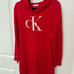 Calvin Klein Red Tee Dress